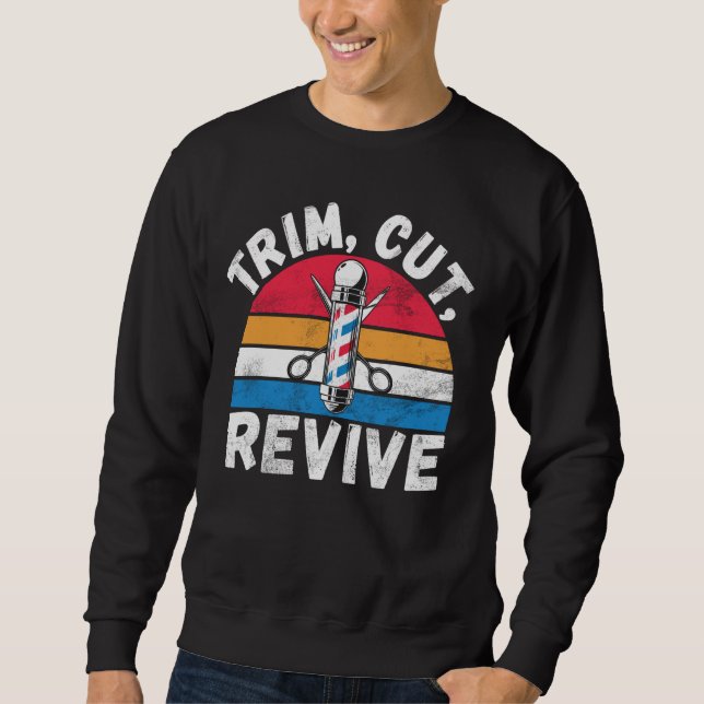 Moletom Trim Cut Revive Barber (Frente)