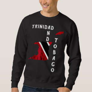 Moletom Trinidad E Tobago Mapeia Orgulho Trinidadiano Raíz