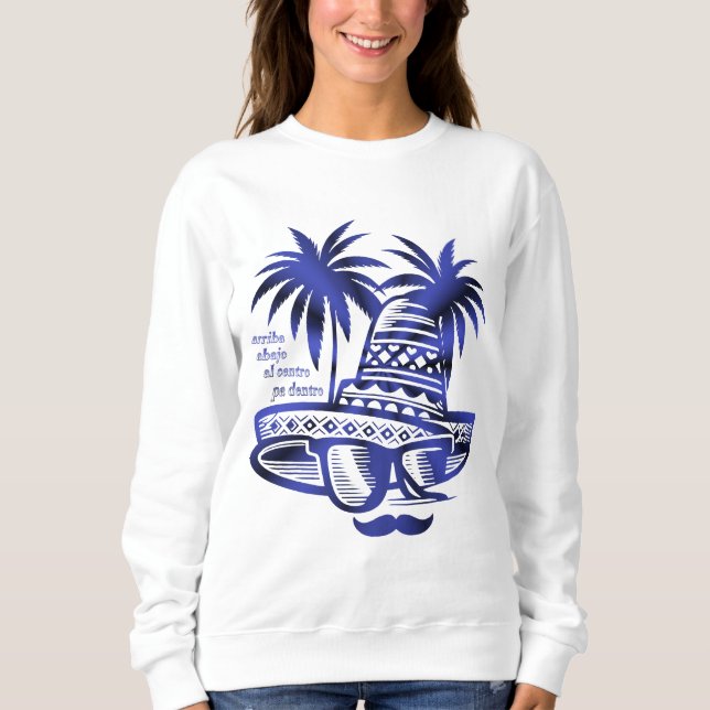 Moletom Trinkspruch arriba abajo al centro pa' dentro (Frente)