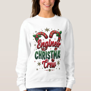 Moletom Tripulação de Natal do engenheiro - Férias Retro E