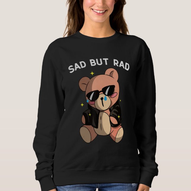 Moletom Triste Mas Radical  Urso Emo  Urso Fofo Triste Mas (Frente)