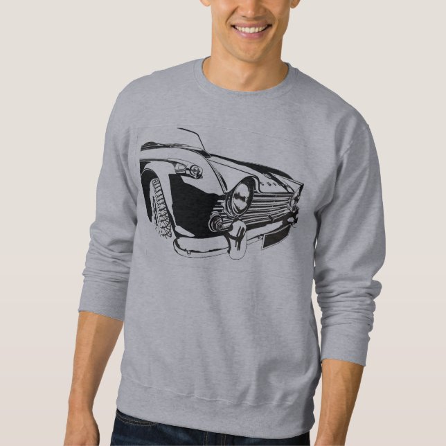 Moletom Triumph TR4 A Carro Dinâmico Hikingduck (Frente)