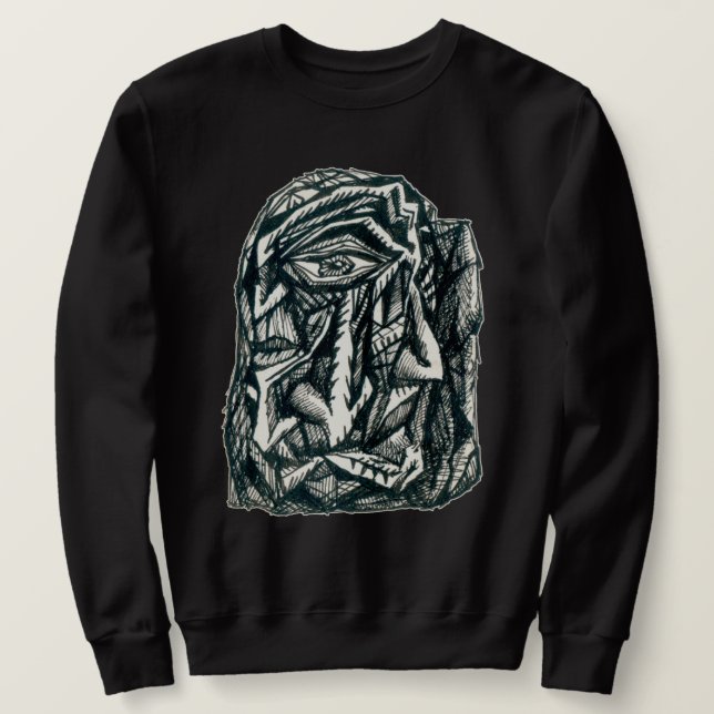 Moletom Triumvirate, desenho de tinta, Sweatshirt (Frente do Design)