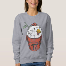 trocadilho de frango pote de dia feliz