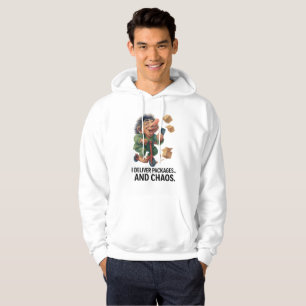 Moletom Troll de Entrega de patinete - Eu ofereço caos com