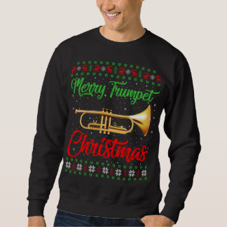 Moletom Trompete Music Lover Xmas Gift Ugly Trumpet Natal