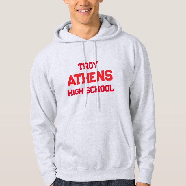 Moletom Troy Athens Segundo grau Hoodie (Frente)
