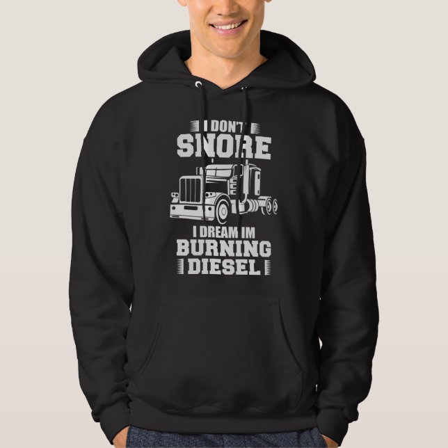 Moletom Truck Driver Design For Men Dad Big Rig Semi-Trail (Frente)