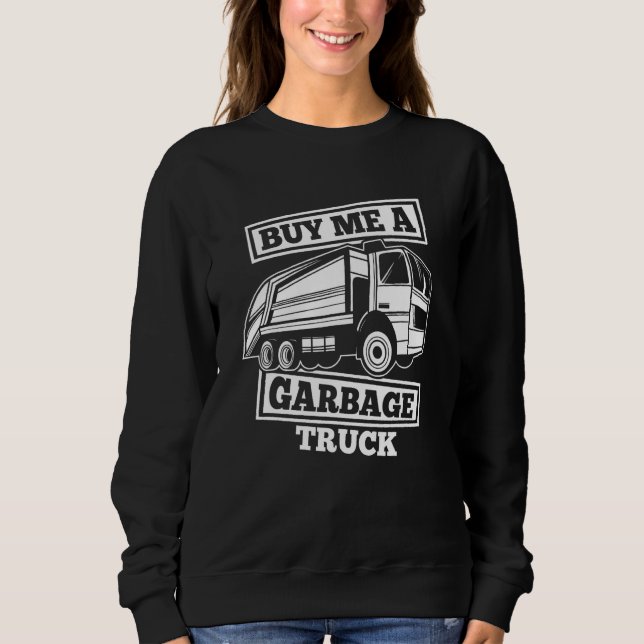 Moletom Truck Driver  Trucker Rig Trucking Garbage Truck (Frente)