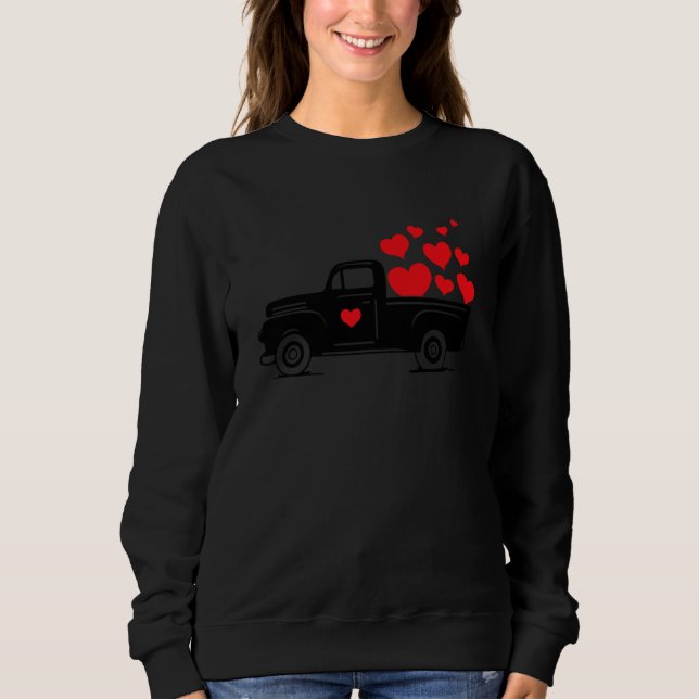 Moletom Truck Heart Love Valentines (Frente)