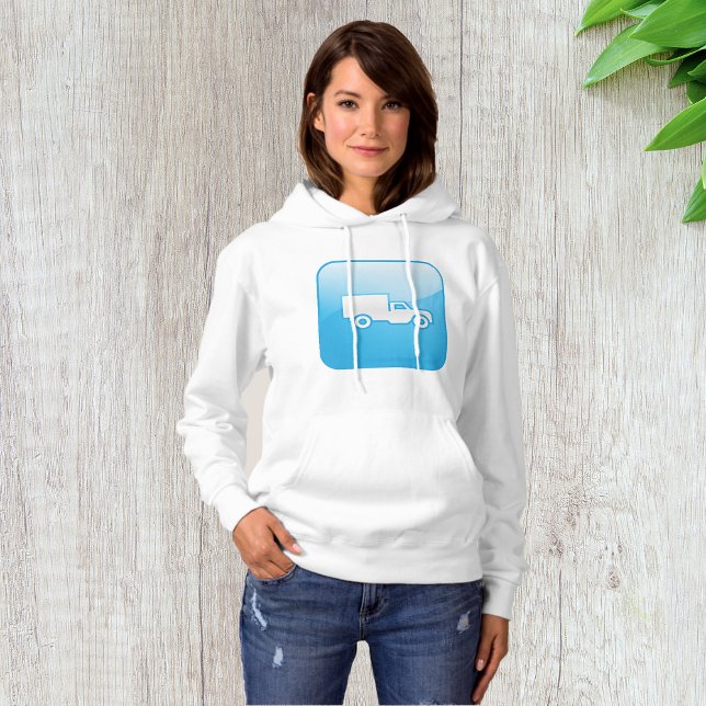 Moletom Truck Icon Womens Hoodie (Criador carregado)