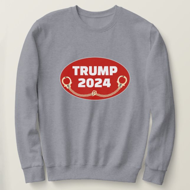 Moletom Trump 2024 Com Algemas (Frente do Design)