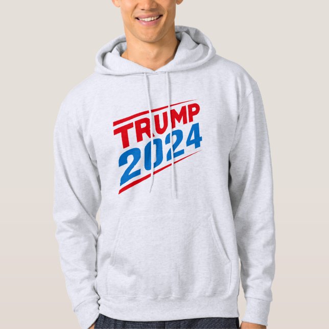 Moletom Trump 2024 eleição presidencial anti-liberal (Frente)