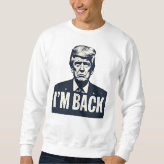 Moletom Trump 2024 "I'M back" Patriótico -