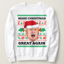 Trump Christmas Sweater Torne Excelente De Natal N