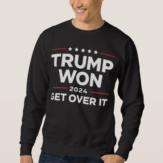 Moletom Trump Ganhou Aceite Isso 2024 (Frente)