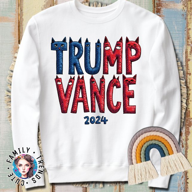 Moletom Trump JD Vance 2024 Cat (Criador carregado)