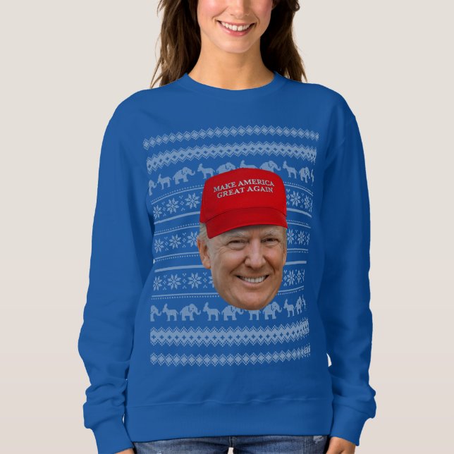 Moletom TRUMP MAGA Natal (Frente)