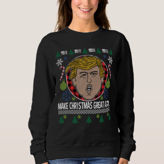 Moletom Trump Torna o Excelente de Natal novamente doce fe