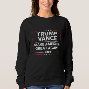 Moletom Trump Vance 2024 Presidente JD Vance Vice MAGA