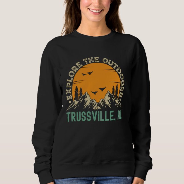 Moletom Trussville, Alabama - Explorar o exterior (Frente)