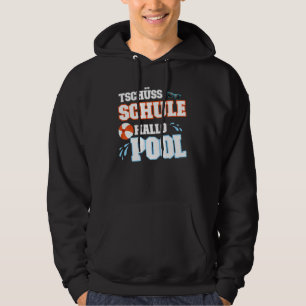 Moletom Tschüss School Hello Piscina Nadando Piscina