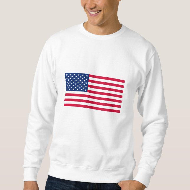 Moletom Tshirt da bandeira americana (Frente)