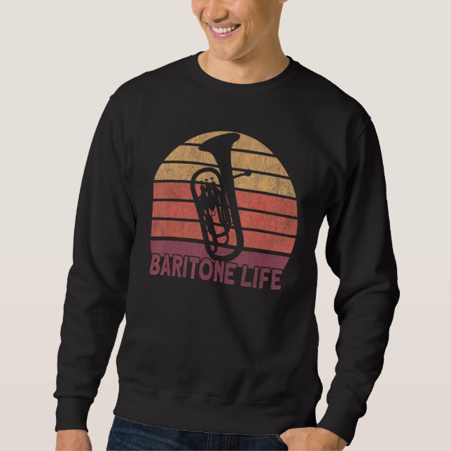 Moletom Tuba Barítono Eufônio Tocador de Barítono (Frente)