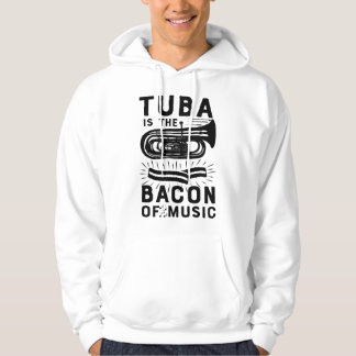 Moletom Tuba é o Bacon da Música Banda Marcial Engraçado C