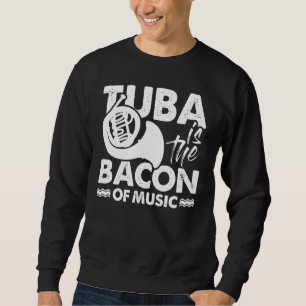 Moletom Tuba, O Músico Tuba, Jogador Tuba, É Bacon Da Músi