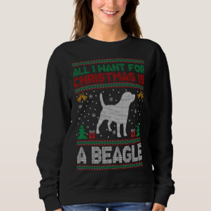 Moletom Tudo O Que Quero Para O Natal É Um Cachorro Feio.