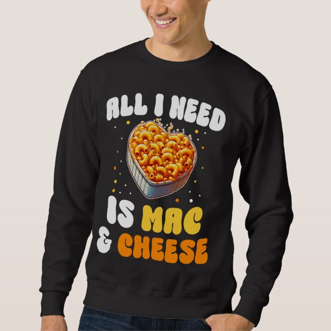 Moletom Tudo que preciso é Mac & Queiese Pasta Americana M (Frente)