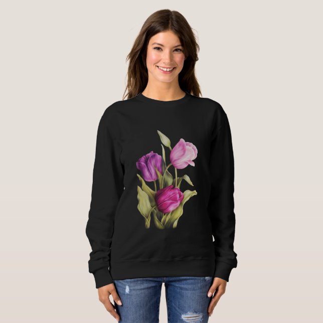 Moletom Tulip Farmer De Flores Selvagem Dobra De Lover (Frente Completa)