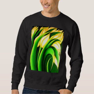 Moletom Tulipas Amarelas Iluminantes Estilizadas