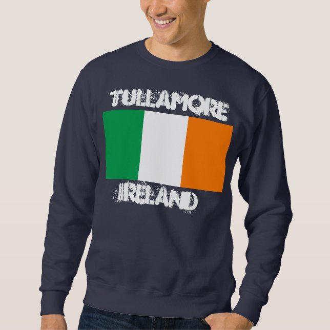 Moletom Tullamore, Irlanda, com bandeira irlandesa (Frente)