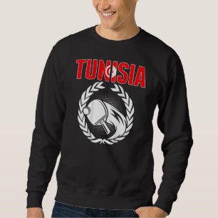 Moletom Tunísia Ping Pong  Equipe de Tênis de Mesa da Tuní