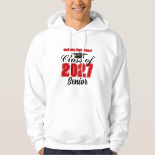 Moletom Turma Vermelha de 2027 Senior Custom High School