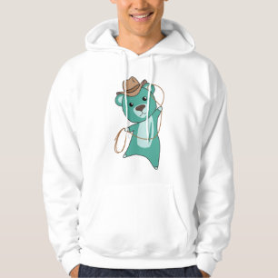 Moletom Turquesa Ocidental do Urso-do-Cowboy