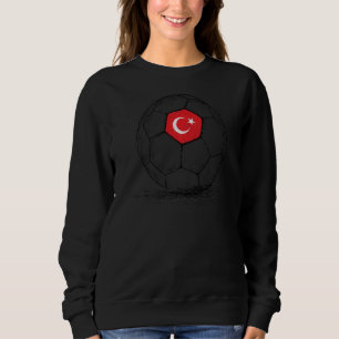 Moletom Turquia: Bandeira Turca No Futebol De Futebol