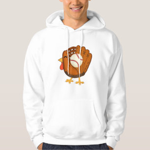 Moletom Turquia Beball Glove Dia de Ação de Graças Catcher