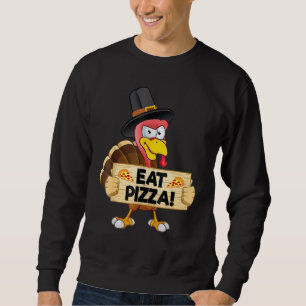 Moletom Turquia Comeu Pizza Adulto Vegan Kids Engraçado Th