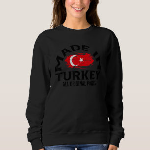 Moletom Turquia para mulheres Bandeira turca para homens T