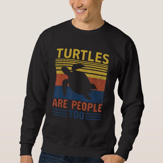 Moletom Turtles Are People Too (Frente)