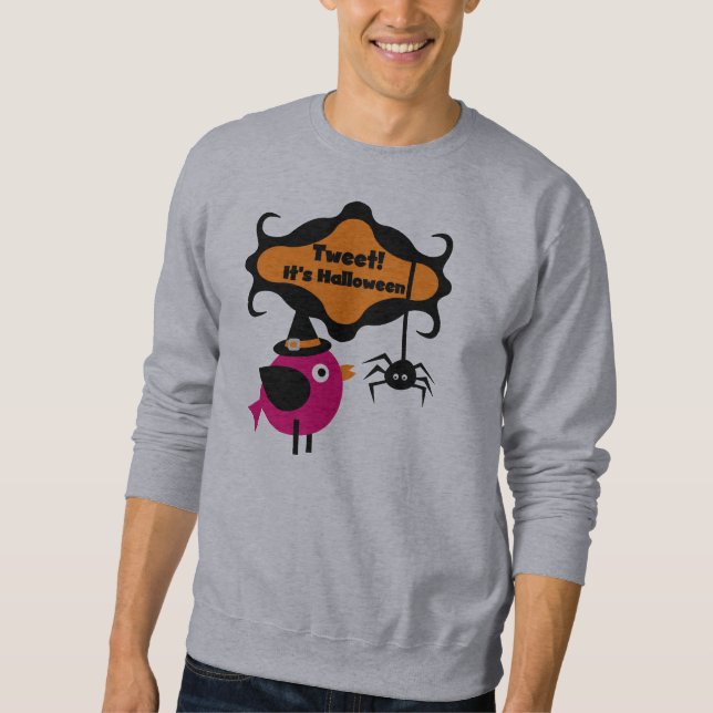 Moletom Tweet Halloween T-shirts e presentes (Frente)