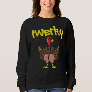 Moletom Twerky Turkey - Bumbum de Ação de Graças Twerk Dan