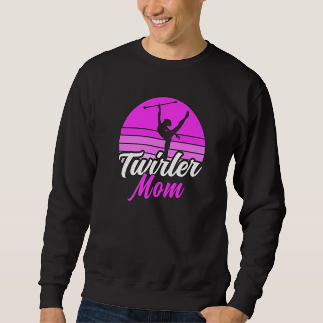 Moletom Twirler Mom Baton Twirling (Frente)