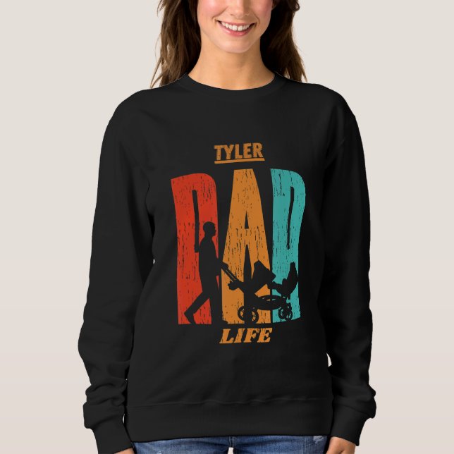 Moletom Tyler Native Funny State Flag Pai Pai Bebê (Frente)