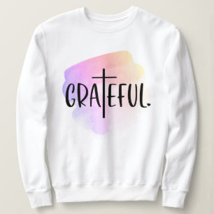 Moletom Typografia Grateful Cross