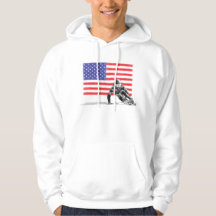 Moletom U.S.A. t-shirt do dwonhill da bandeira