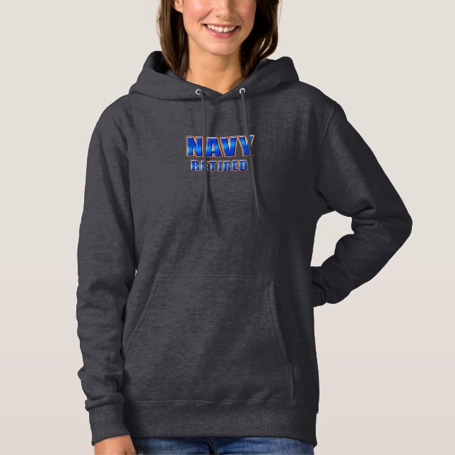 Moletom U.S. Navy Retired Hoodie (Frente)